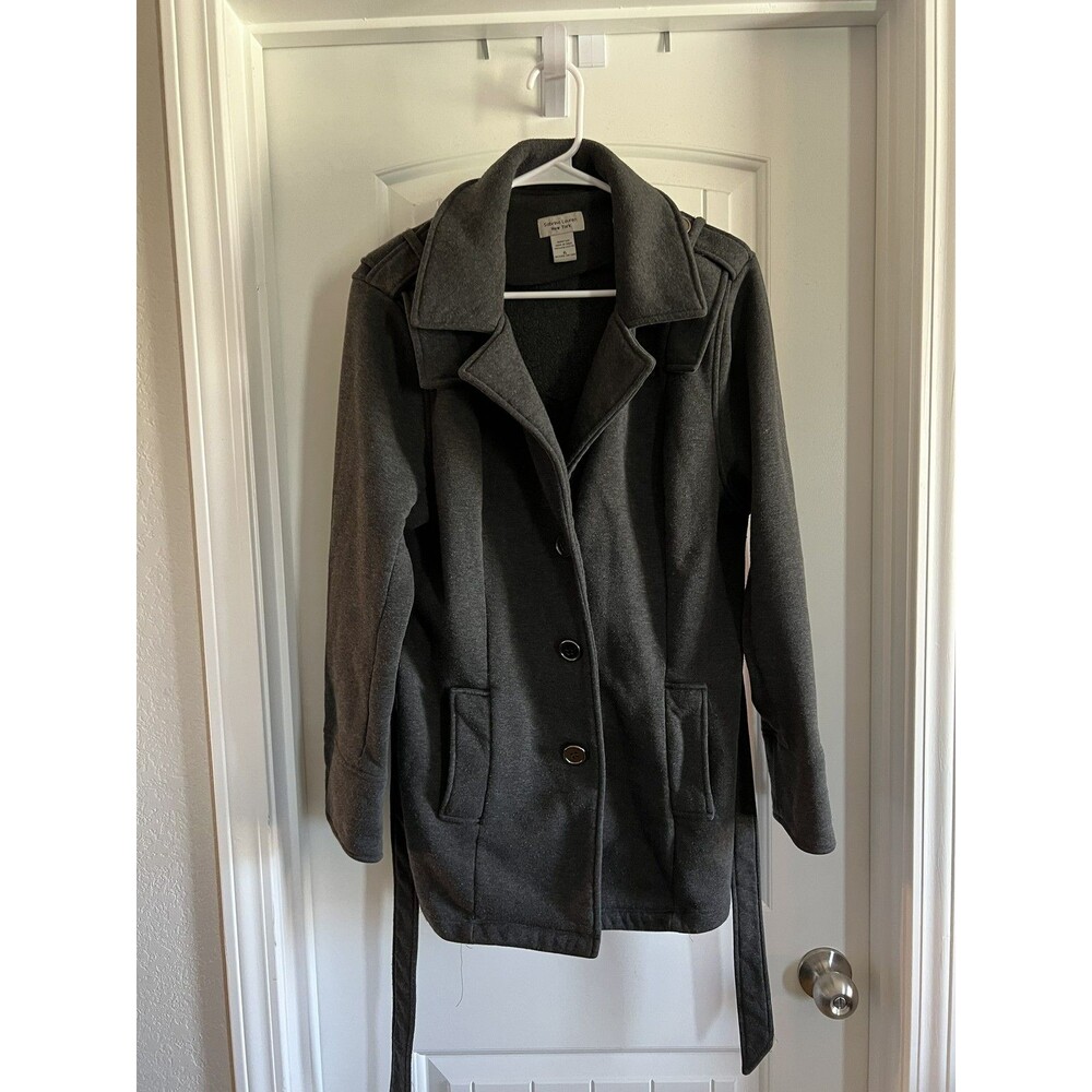 Sabrina Lauren New York Women's Gray Belted Coat